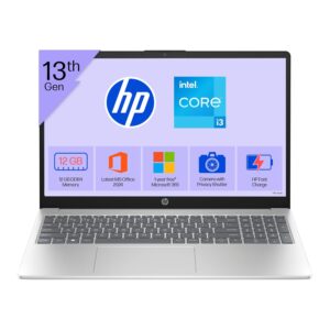 HP 15 Laptop: 13th Gen Intel i3, Windows 11 & Office